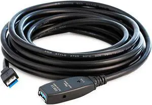 Werleo 16 Feet Active USB Extension Cable USB 3.0 Male to Female Repeater Cord with A Extension chipset Signal Booster - Active Extension / Repeater Cord 5 Meters / 16 Feet