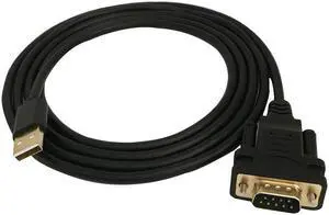 WERLEO 6 FEET USB to RS232 Serial DB9 Adapter Cable with FTDI FT232 Chip for Windows Linux Mac OS