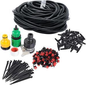 50FT Home Garden Mirco Irrigation System Sprinkler Plant Watering Irrigation Kit for Outdoor Garden Green House Flower Lawn Using