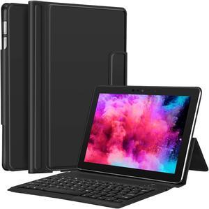 Surface Go Case with Keyboard Werleo Ultra-Thin Stand PU Leather Business Cover Wireless Bluetooth Keyboard Case for Microsoft Surface Go 10 inch 2018 Released