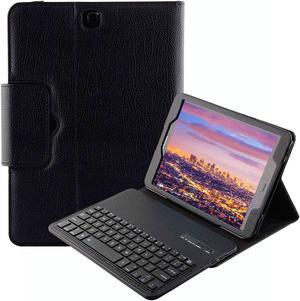 Keyboard Case for Samsung Galaxy Tab S2 9.7 SM-T810 / T815 / T813 Detachable Magnetic Removable Wireless Bluetooth Smart Keyboard Cover Protective Stand Book Folio Slim Fit PU Leather