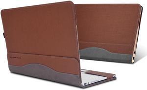 Hp Spectre X360 15.6 inch Case PU Leather Folio Stand Hard Cover Compatible for Hp Spectre x360 15t touch / 15-CH011 / 15-BL000 Series 15.6" 2 in 1 Laptop Sleeve (NOT FIT 15-AP000 Series)