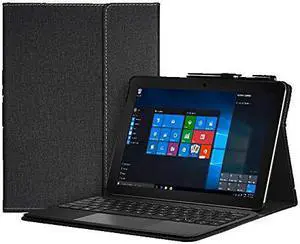 for Microsoft New Surface Go 10 Inch Tablet Case Cover PU Leather Folio Stand Cover Protective Type Keyboard Cover Compatible for Surface Go 10" 2018 Release