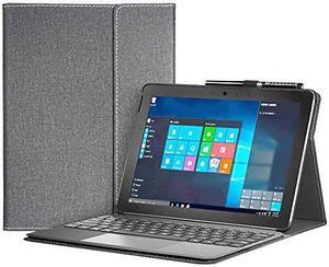 for Microsoft New Surface Go 10 Inch Tablet Case Cover PU Leather Folio Stand Cover Protective Type Keyboard Cover Compatible for Surface Go 10" 2018 Release