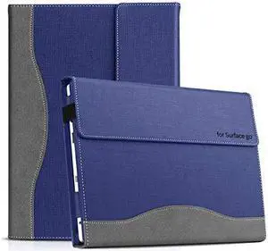 Werleo Case For Microsoft New Surface Go 10 Inch Case Tablet Stand Cover Premium Multi-Angle Business Type Keyboard Cover Compatible for Surface Go 10" 2018 Release