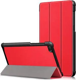 Werleo Case For Lenovo Tab E7 TB-7104F 7 inch Cover Ultra Thin Tri-Fold Stand Shell Cover for Lenovo Tab E7 7 inch 2018 Release