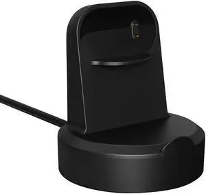 Werleo Charger Dock Compatible with Fitbit Inspire / Inspire HR Portable Magnetic Replacement Charging Stand Adapter with USB Charging Cable Cord for Inspire / Inspire HR - Black