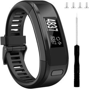 Werleo Compatible Bands Replacement for Garmin Vivosmart HR with Metal Buckle Fitness Wristband Strap