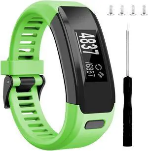 Werleo Compatible Bands Replacement for Garmin Vivosmart HR with Metal Buckle Fitness Wristband Strap