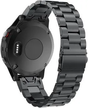 Werleo Fenix 5S Band Quick Release Easy Fit 20mm Solid Stainless Steel Metal Bands Compatible for Garmin Fenix 5S / 5S Plus / D2 Delta S Smartwatch
