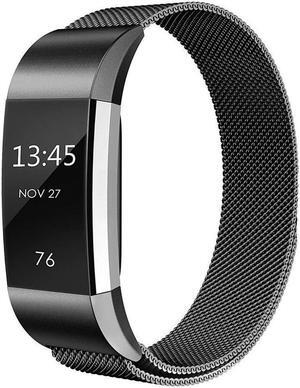 Werleo  Compatible for Fitbit Charge 2 Band Small / Large Replacement Milanese Band Strap with Magnetic Closure Clasp for Fitbit Charge 2