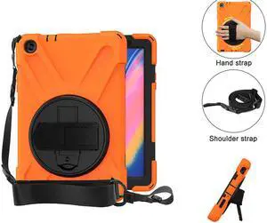 Werleo Heavy Duty Case Cover Compatible with Samsung Galaxy Tab A 8.0 2019 SM-P200 SM-P205 with Swivel Stand