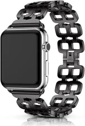 WERLEO Compatible Apple Watch Band 40mm / 38mm - 44mm / 42mm for Men Women Replacement Stainless Steel Link Band Replacement for Apple Watch Series 4 3 2 1