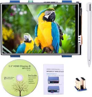for Raspberry PI 3 Generation TFT Touch Screen Werleo 3.5 inch TFT LCD Display Monitor Support All Raspberry PI System Video Movie Play Arcade Game HDMI Audio Input SC6A - 3.5 inch HDMI RPI Screen