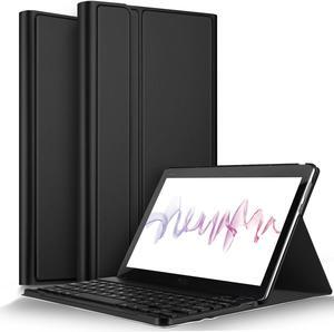 Wireless Keyboard Case for Huawei MediaPad M5 Lite 10 2019 Front Prop Stand Case Cover with Detachable Keyboard for Huawei MediaPad M5 Lite 10.1 inch 2019 Tablet