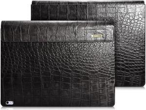 WERLEO Surface Book Case Surface Book 2 Leather Protecive Case Crocodile Series Genuine Leather Detachable Folio Cover for 13.5 Inch Microsoft Surface Book 1 / 2 (Intel Core i7 ONLY)