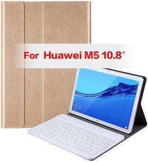 Removable Wireless Bluetooth Keyboard Case for Huawei MediaPad M5 10.8 / M5 Pro 10.8 inch CRM-AL09 CRM-W09 Cover