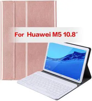 Removable Wireless Bluetooth Keyboard Case for Huawei MediaPad M5 10.8 / M5 Pro 10.8 inch CRM-AL09 CRM-W09 Cover