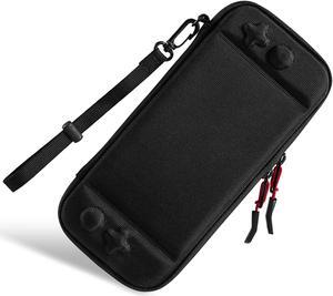 Ultra Slim Case for Nintendo Switch Lite Original Patent Protective Portable Carrying Case Travel Storage Hard Shell with 8 Game Cartridges and Military Level Protection Gray
