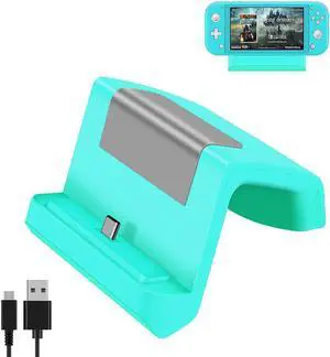 Nintendo Switch Dock Mini Portable Charging Stand with USB Type C Port Replacement Charging Dock Station for Nintendo Switch and Switch Lite
