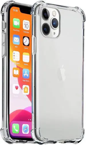 iPhone 11 Pro Max Case | Soft Slim Crystal TPU Clear Case | Thin Anti-Scratch & Reinforced Corners Cover | Shock Absorption| Protective hard cover fit designed for iPhone 11 Pro Max 6.5 Inch