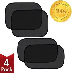Car Window Shade Sunshade for Car Side Window Clings - 80GSM UPF50 + Blocks Over 99% of Harmful UV Rays - Baby Side Window Car Sun Shades