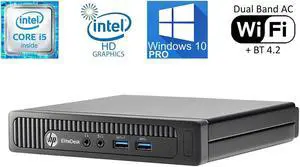 HP EliteDesk 600 G1 Tiny Desktop Computer Intel Core i5 4th Gen 16GB NEW 128GB SSD Windows 10 Pro New Keyboard, Mouse,Power cord,WiFi Adapter