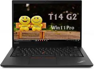 Lenovo Thinkpad T14 (Gen 2) Business Laptop, 14" FHD(1920x1080), AMD Ryzen R5 5650U 2.3Ghz-4.2GHz, 16GB DDR4, 512GB SSD, Backlit Keyboard, Webcam, Windows 11Pro Lenovo Thinkpad T14 (Gen 2) Business Laptop, 14" FHD(1920x1080), AMD Ryzen R5 5650U 2.3Ghz-4.2GHz, 16GB DDR4, 512GB SSD, Backlit Keyboard, Webcam, Windows 11Pro