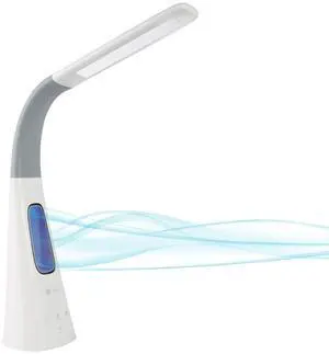 OttLite F26WG9-SHPR Cool Breeze Fan Lamp - 15" to 26.5" High - White