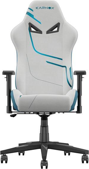 KARNOX Genie Game Chairs Office Chair Cloth Computer Desk Chair with Lumbar Support, Ergonomic PC Game Recliner Chair Racing Style for Teens Blue