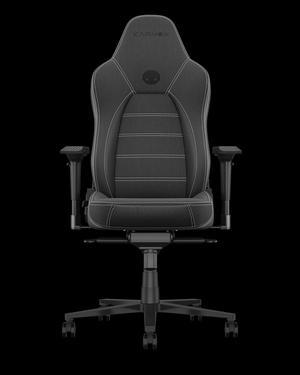 KARNOX DR Gaming Chair High Back Office Chair Ergonomic Computer Gaming Chair with Adjustable Headrest Pillow and Lumbar Cushion Reclining Cloth PC Racing Chair for Big and Tall Guys Grey