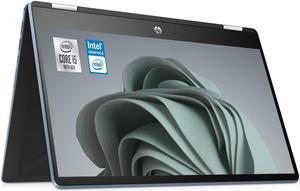 HP Pavilion X360 14" FHD IPS 2-in-1 Touchscreen Business Customized Laptop | Intel 10th Gen Quad-Core  i5-1035G1 | 12GB DDR4 RAM 1024GB  SSD | WiFi 6 | Webcam | Nano-Edge Display | Windows 10 | Blue
