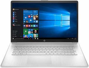 Newest HP 17.3" HD+ Touchscreen for Business&Student Custmized Laptop | AMD Ryzen 5 5500U(beats Intel i5-1135G7) |   16GB DDR4 RAM 512GB  SSD 1TB HDD| Wi-Fi | Bluetooth 5 | Windows 10 | Silver