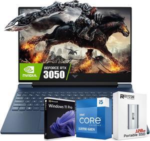 HP Victus Gaming Laptop, 15.6" 144Hz FHD, 8-Core Intel Core i5-12450H(Beats i7-11800H), 32GB RAM 1TB SSD, RTX 3050, Backlit KB, SD Card Reader, WiFi 6, W/128GB SSD, Windows 11 Pro 1 TB PCIe 32GB