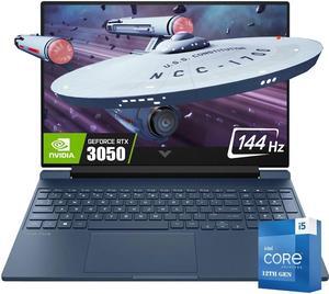 HP Victus Gaming Laptop, 15.6" LED 144Hz FHD IPS Display, 8-Core Intel Core i5-12450H, 32GB RAM 2TB SSD, NVIDIA GeForce RTX 3050, Backlit KB, SD Card Reader, WiFi 6, Win11 Home