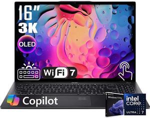 Acer Swift 16 AI Business Laptop, 16" 3K OLED Touchscreen 100% DCI-P3 Display, Intel 8-core Ultra 7 Series 2 256V(Up to 4.8GHz), 16GB LPDDR5X 2TB SSD, Backlit KB, Wi-Fi 7, Win11 Pro, AI+Copilot PC