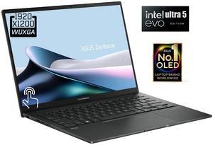 ASUS Zenbook 14" OLED Business and student Laptop, WUXGA Touchscreen 500 Nits Display, Intel EVO 14-core Ultra 5 125H, 8GB LPDDR5 512GB SSD, Backlit Keyboard, Thunderbolt 4, AI Copolit, Win11 Home