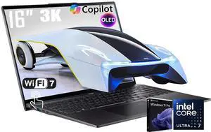 Acer Swift AI Copilot PC Business Laptop, 16" 2.8K OLED Touchscreen 100% DCI-P3 Display, Intel 8-core Ultra 7 Series 2 256V(Up to 4.8GHz), 16GB LPDDR5X 1TB SSD, Backlit KB, Wi-Fi 7, Win11 Pro