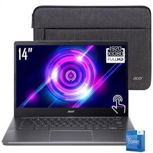 Acer Chromebook Plus 514 Laptop w/ Google AI for Business and Student ,14" FHD IPS Touchscreen, Intel 8-Core i3-N305, 8GB RAM 512GB SSD, 1080p Webcam, Wi-Fi 6E, Chrome OS, Protective Sleeve Included