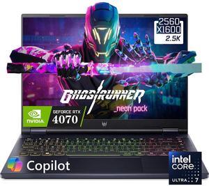 Acer Predator Helios Neo Gaming Laptop, 14.5" WQXGA IPS 120Hz Display, AI-Powered, Intel Core Ultra 7 Processor 155H, NVIDIA GeForce RTX 4070, 16GB LPDDR5X 1TB Gen 4 SSD, RGB Backlit KB, Win 11 Home