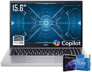 Acer Aspire Go 15 AG15-31P-3947 Slim Laptop, 15.6" FHD (1920 X 1080) IPS Display, Intel Core i3-N305, AI Copilot PC, Intel UHD Graphics, 8GB LPDDR5 128GB UFS, Wi-Fi 6, Win11 Pro