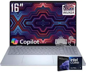 Dell Plus 2-in-1 AI Copilot PC Business Laptop, 16" FHD+ Touchscreen Display, Intel Core Ultra 7 256V(Up to 4.8GHz), 16GB LPDDR5X 2TB PCIe 4.0 SSD, Backlit Keyboard, Windows 11 Pro