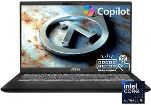 MSI Modern 15H 15.6" FHD Touchscreen Business Laptop, Intel 16-Core Ultra 9 185H(>Core i9-13900H), 64GB DDR5 RAM, 2TB SSD, Intel Arc Graphics, Backlit Keyboard, Wi-Fi 6E, Bluetooth 5.3, Win11 Home