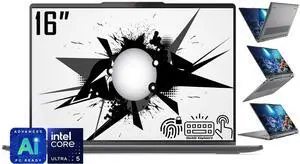 Lenovo Yoga 7i 2-in-1 Copilot + PC Laptop, 16" 2K Touchscreen 300 nits Display, Intel Core Ultra 5 226V(>Ultra 7 155U), 16GB 8533 MHz DDR5 RAM | 1TB SSD, Backlit KB, Fingerprint, WiFi 7, Win11 Home