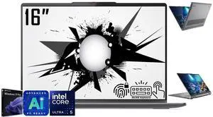 Lenovo Yoga 7i 2-in-1 Copilot + PC Laptop, 16" 2K Touchscreen 300 nits Display, Intel Core Ultra 5 226V(>Ultra 7 155U), 16GB 8533 MHz DDR5 RAM | 512GB SSD, Backlit KB, Fingerprint, WiFi 7, Win11 Pro