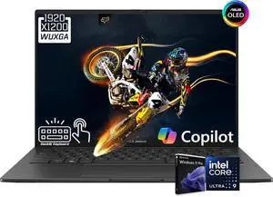 ASUS Zenbook Business Copilot PC Laptop, 14" Touchscreen OLED FHD+ (1920 x 1200) 60Hz 500nits Display,  Intel Core Ultra 9 285H, 32GB LPDDR5 / 1TB SSD, Backlit KB, WiFi 7, Thunderbolt 4, Win 11 Pro