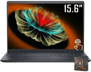 Dell Inspiron Business & Student Laptop, 15.6" FHD Touchscreen Display, 8-Core AMD Ryzen 7 7730U (Up to 4.5 GHz), 16GB RAM / 512GB SSD, AMD Radeon Graphics, WiFi, Bluetooth, Type C, HDMI, Win11 Home