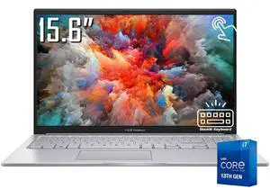 ASUS Vivobook Laptop, 15.6" FHD Touchscreen 60Hz 250 nits Display, Intel 10-Core i7-1355U, 16GB RAM 1TB PCIe SSD, Intel Iris Xe Graphics, Wi-Fi 6E, Bluetooth 5.3, Backlit Keyboard, Win11 Home