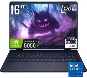 Dell Alienware 16 Aurora Gaming Laptop, 16" WQXGA 120Hz 300 Nits Display, Intel Core 7 240H (Beat Core i7-13620H), GeForce RTX 5050 8GB GDDR7, 32GB RAM / 1TB SSD, Wi-Fi 7, Backlit Keyboard, Win11 Home