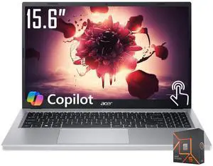 Acer Aspire Go 15.6" FHD IPS Touch Screen Laptop, AMD Ryzen 5 7520U (>Core i5-1235U),  8GB LPDDR5 / 512GB NVMe SSD, Wi-Fi 6E, HDMI 2.1, Win11 Home